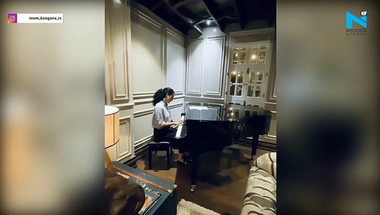 Watch, Kangana Ranaut plays 'Love Story' cover on piano