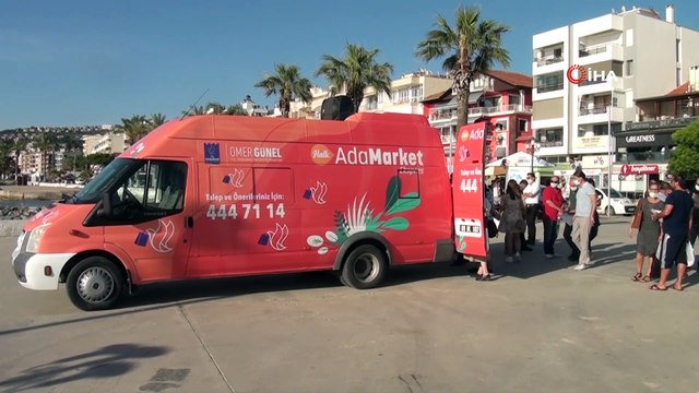 Kuşadası’nda üretici ile tüketiciyi aracısız buluşturan 'AdaMarket Expres' hizmete girdi