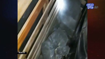 340 bloques de drogra fueron descubiertos en el doble fondo de un vehículo