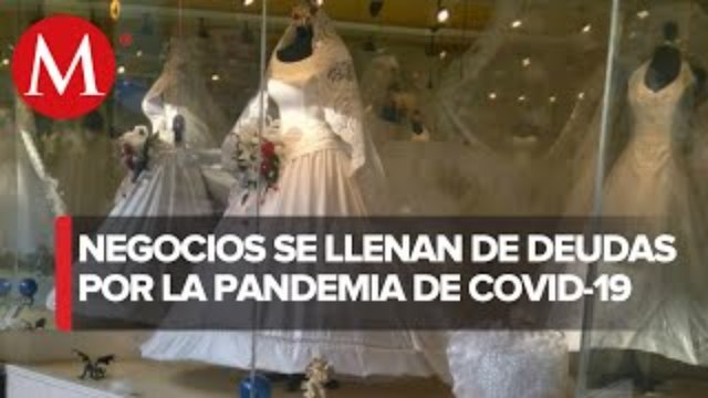 Covid-19 deja sin clientes y endeudados a dueños de tiendas de novias en CdMx