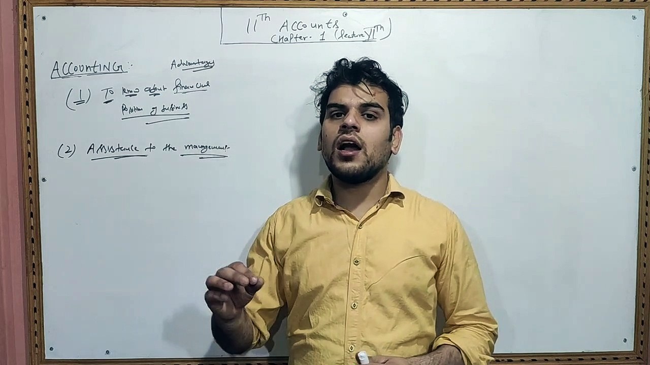 CBSE -11th -- ACCOUNTS -- Unit -1  lecture -6  (Limitations of Accounts) By Rajan sir