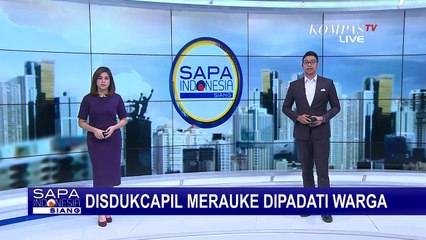 Urus E-KTP Agar Dapat Bansos, Kantor Disdukcapil Merauke Dipadati Warga