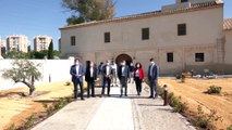 El alcalde de Sevilla visita las obras de la restauración de la Hacienda Miraflores