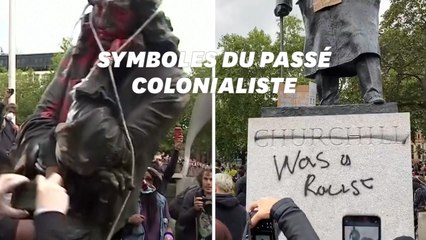 Durant les hommages à George Floyd, les statues sont la cible du mouvement anti-racisme