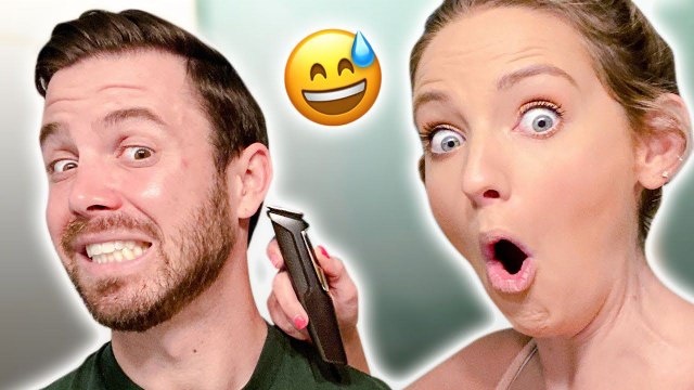 $500 Hair Extensions Removed at Home?! *Couple Cuts Each Other's Hair!*