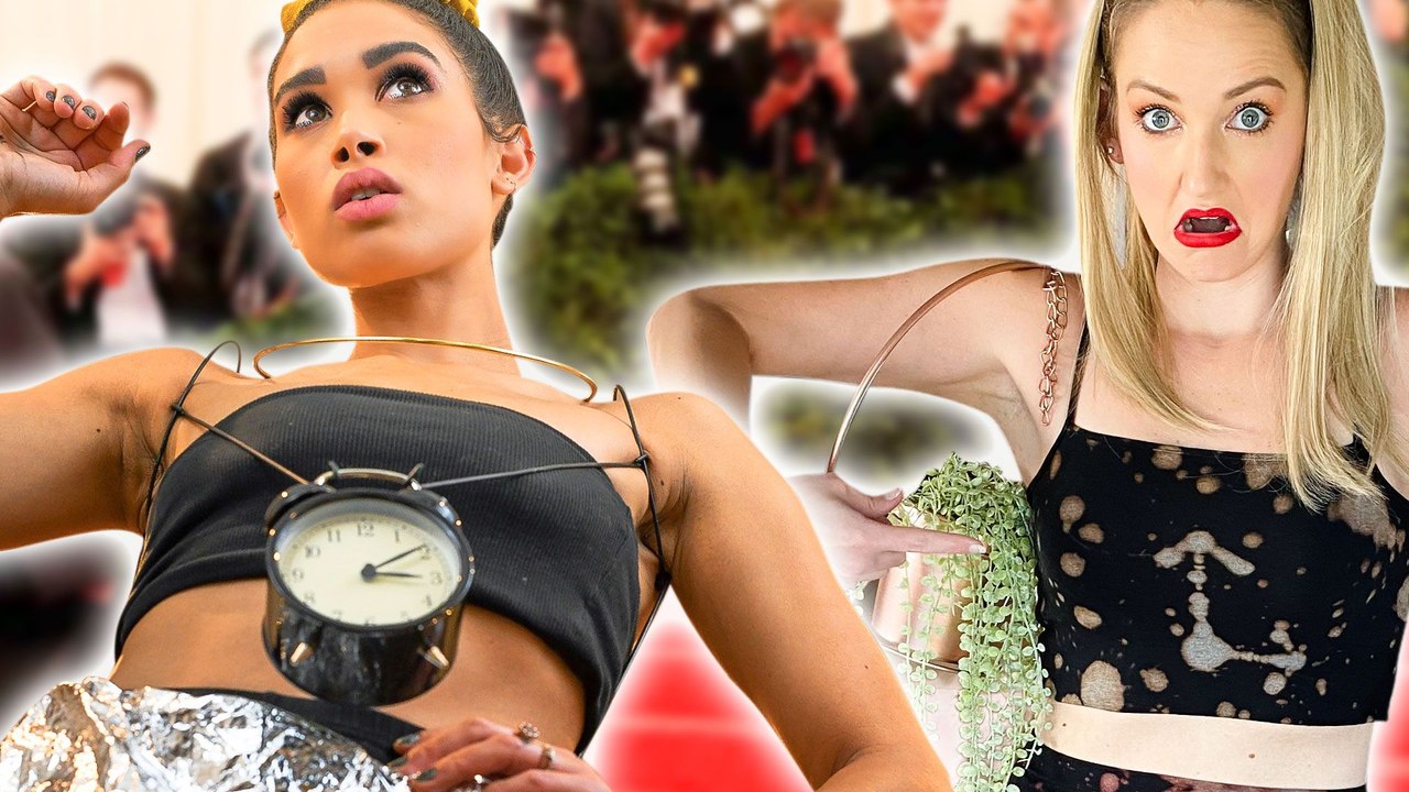 We DIY Our Own Met Gala Outfits!!