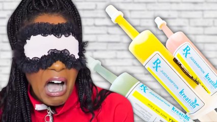 GROSS Blindfolded Healthy Shot Taste Test!