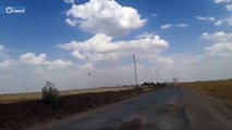 لحظة إسعاف مروحية روسية لجنود جراء انفجار بعين العرب شمال حلب (فيديو)