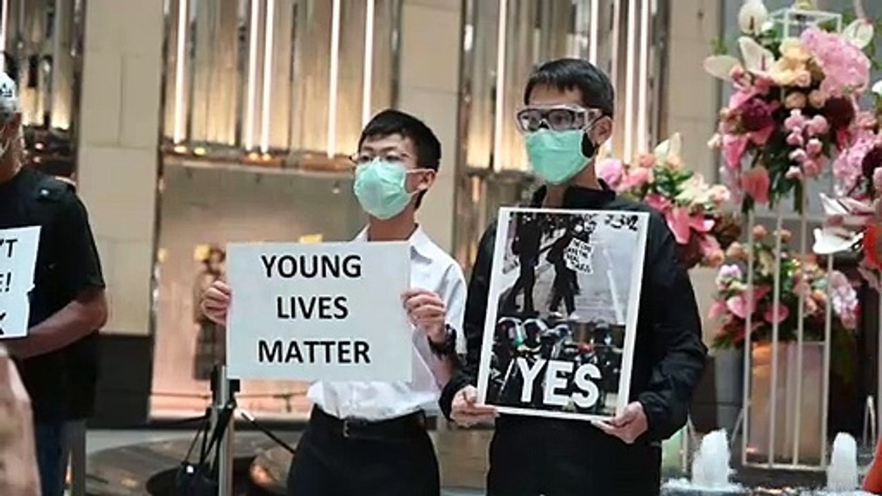 Hongkong: Flashmobs zum Jahrestag der Massenproteste