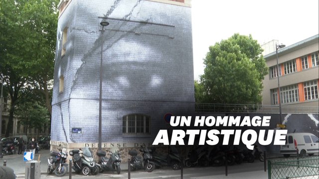 Une fresque de JR à Paris en hommage à Adama Traoré et George Floyd