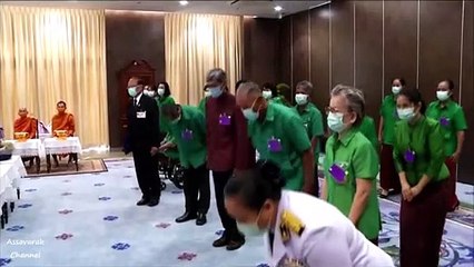 สมเด็จพระกนิษฐาธิราชเจ้า กรมสมเด็จพระเทพฯ พระราชทานพระราชวโรกาสให้คณะบุคคล เฝ้าทูลละอองพระบาท