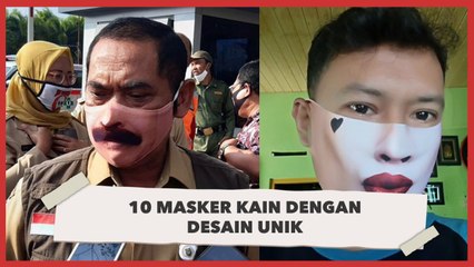 10 Masker Kain dengan Desain Unik yang Bikin Nggak Berhenti Ketawa