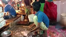 Amazing Mrigal Fish Cutting Skills Live in Fish Market in Dhaka city-Fisherman-