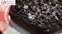 How To Make The Most Amazing Chocolate Cake / Brownie Without Oven and egg - चॉकलेट केक / ब्राउनी -