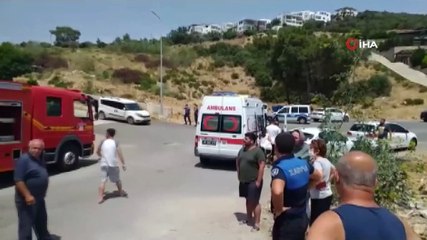Yanan evini kurtarmak isterken dumandan zehirlendi