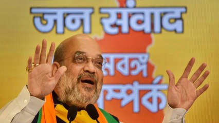 Shah speaks about Modi govt's developments in Bengal rally