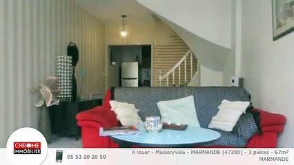 A louer - Maison/villa - MARMANDE (47200) - 3 pièces - 67m²