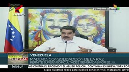 Maduro: consolidación de la paz en Vzla, clave para superar coyuntura