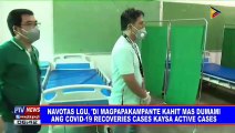 Navotas LGU, 'di magpapakampante kahit mas dumami ang CoVID-19 cases kaysa active cases