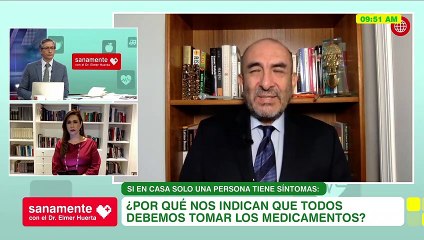 Sanamente con el Doctor Elmer Huerta: Cuando un miembro de la familia tiene Covid-19 (HOY)