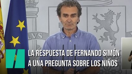 La respuesta de Fernando Simón sobre las infecciones en niños