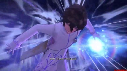 Arjuna vs Karna - Fate/Extella Link (Arjuna make a Rasengan.)