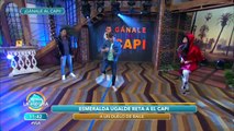 Esmeralda Ugalde y su energía se desenfrenaron en 'Gánale al Capi'. | Venga La Alegría