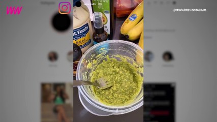 Cardi B Reveals Natural Locks As She Whips Up DIY Hair Mask