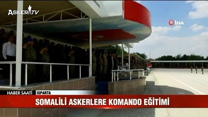 Somali_li Askerlere Komando Eğitimi