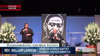 George Floyd funeral pastor calls to change the bigoted