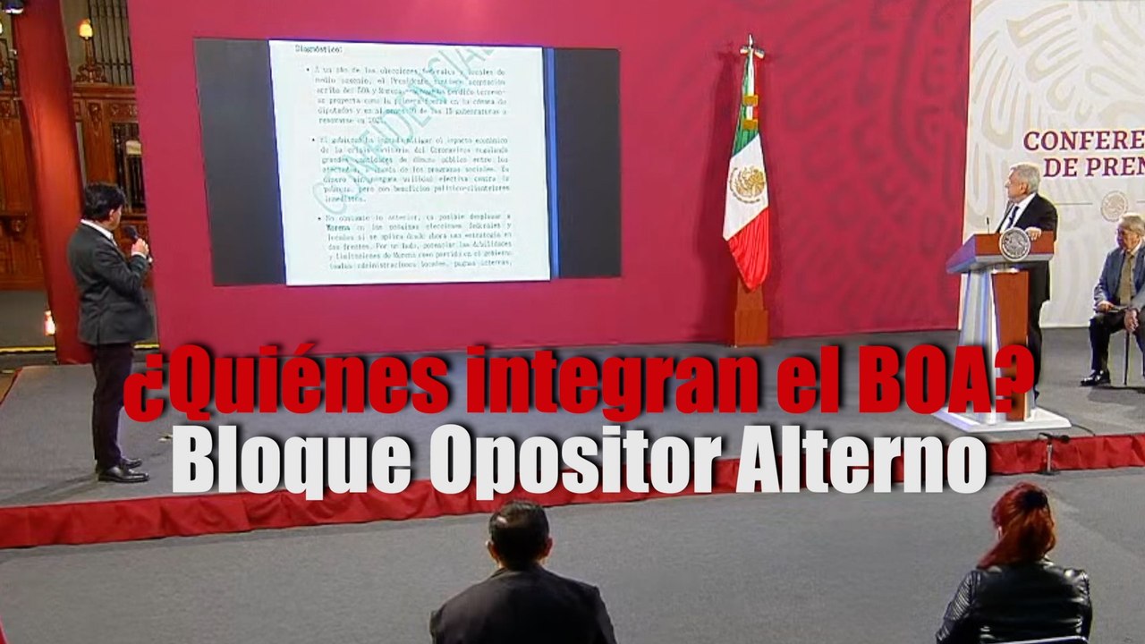 ¿Quiénes integran el BOA? Bloque Opositor Alterno