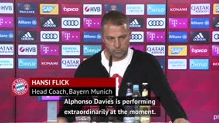 Davies a 'key player' for Bayern - Flick