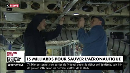 Bruno Le Maire détaille le plan massif de sauvetage du secteur aéronautique