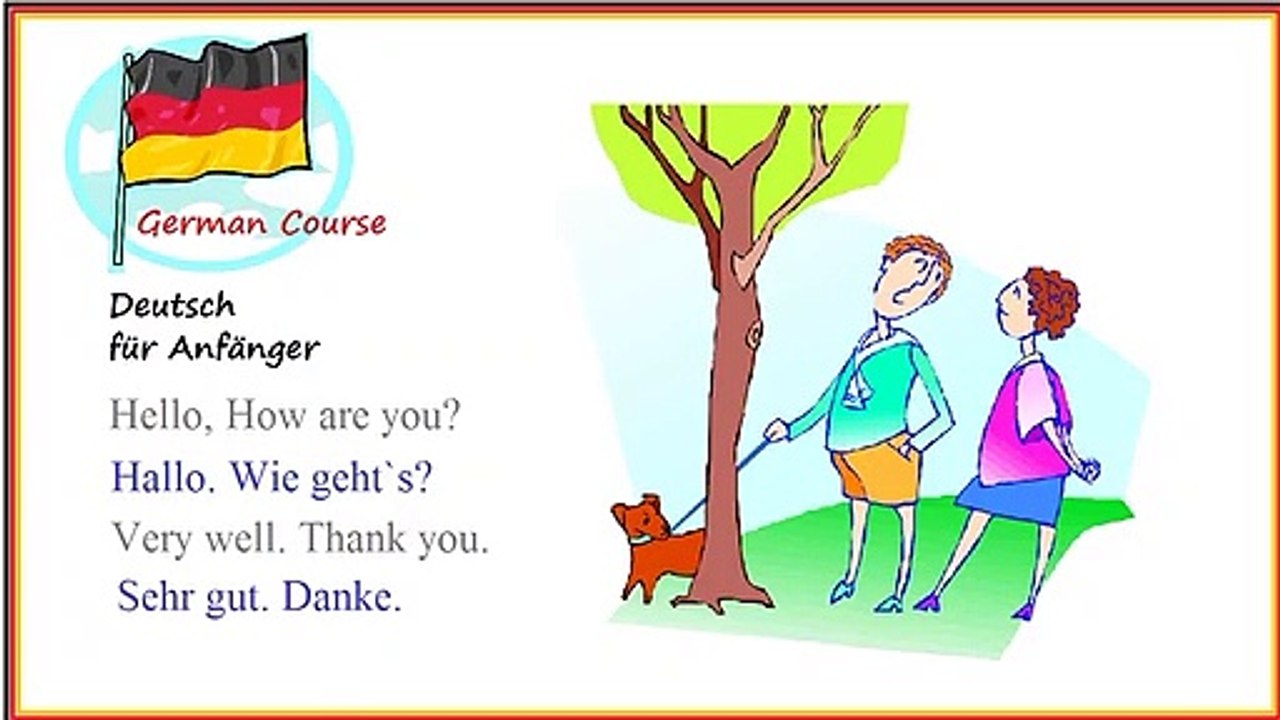 German Course Lecture 1 - Deutsch für Anfänger
