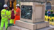 Köle taciri Robert Milligan'ın Londra'daki heykeli söküldü (2) - LONDRA