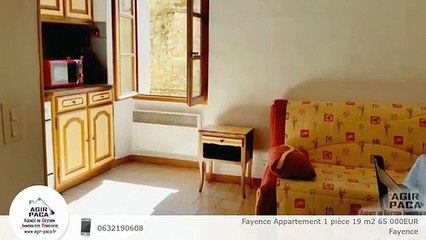 Fayence Appartement 1 pièce 19 m2 65 000EUR
