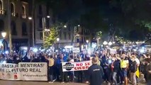 Marcha nocturna contra el cierre de Nissan en Barcelona