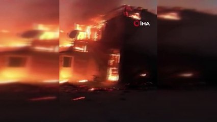 Çocukların çakmakla oyunu yangın çıkardı