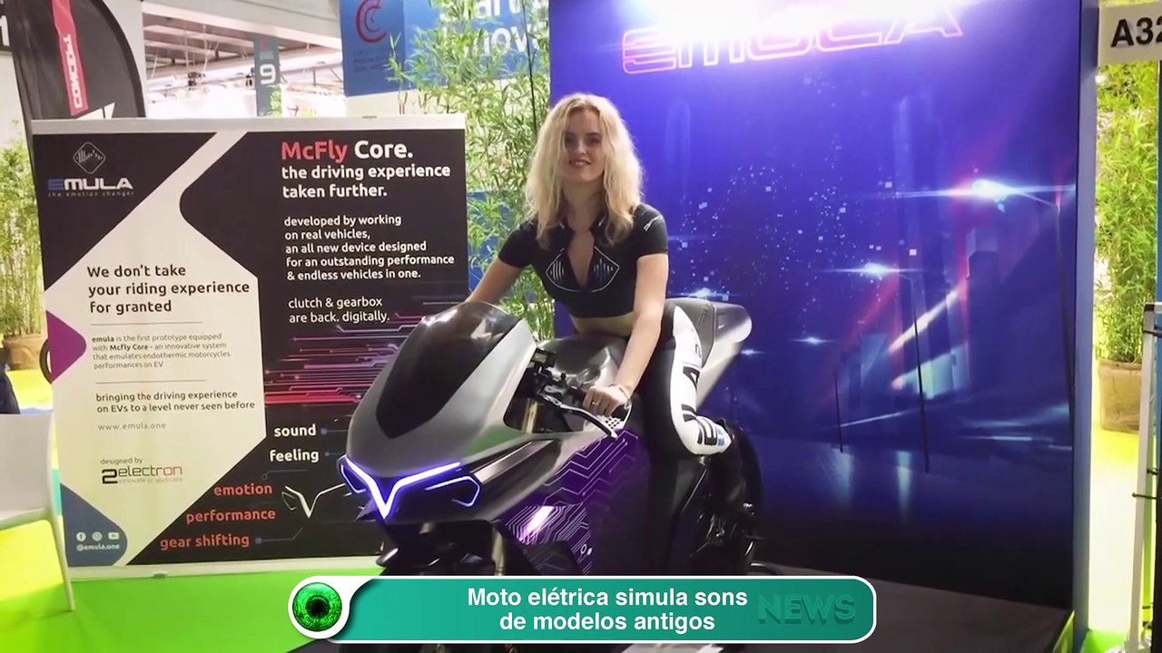 Moto elétrica simula sons de modelos antigos