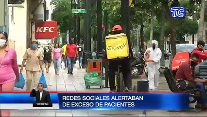 Redes sociales alertaban falso exceso de pacientes en hospitales