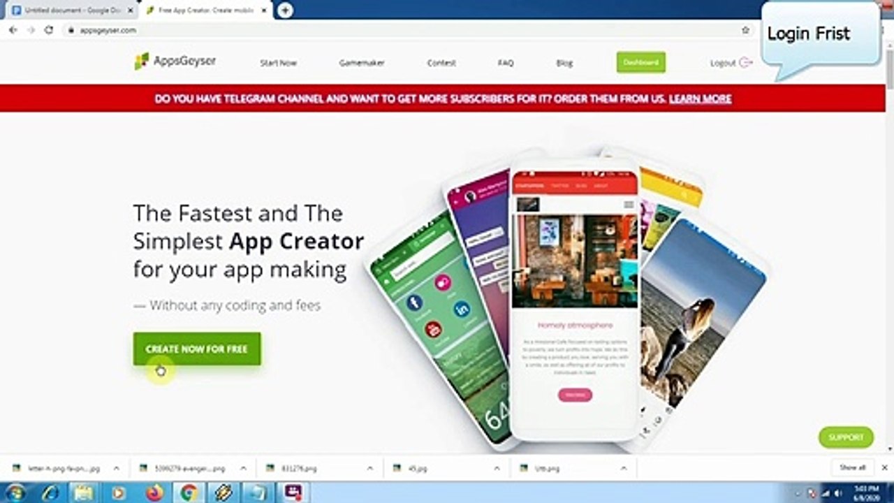 5 मिनट में अपने मोबाइल  के लिए ऐप कैसे बनाएं?-  How make a Mobile app - by appsgeyser
