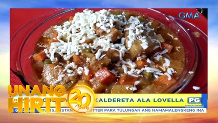 Unang Hirit: Cheesy Pork Kaldereta a la Love Añover!
