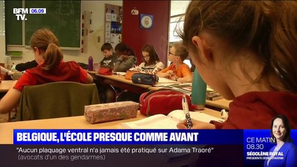 En Belgique, un retour à l'école déjà presque comme avant