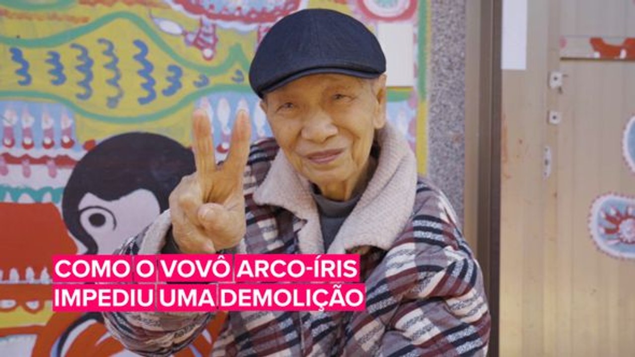 Conheça a história do vovô que salvou um bairro com seus pincéis