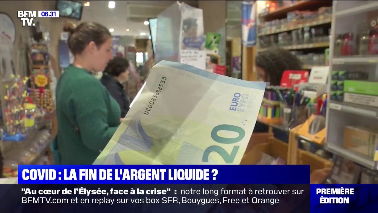 Avec la crise du coronavirus, le nombre de paiements en argent liquide a diminué