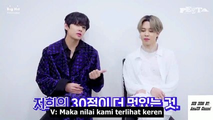[INDO SUB][2020 FESTA BTS] Answer  BTS 3 UNITS Song by V & Jimin