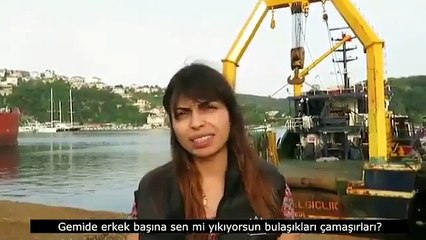 Gemilerde çalışan kadınlardan 'Erkek yerini bilsin' videosu: "Gemide erkek uğursuzluktur"