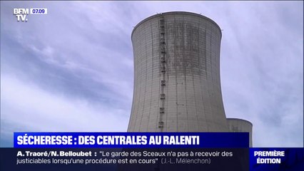 La sécheresse entraîne aussi une diminution de la production d'électricité en France