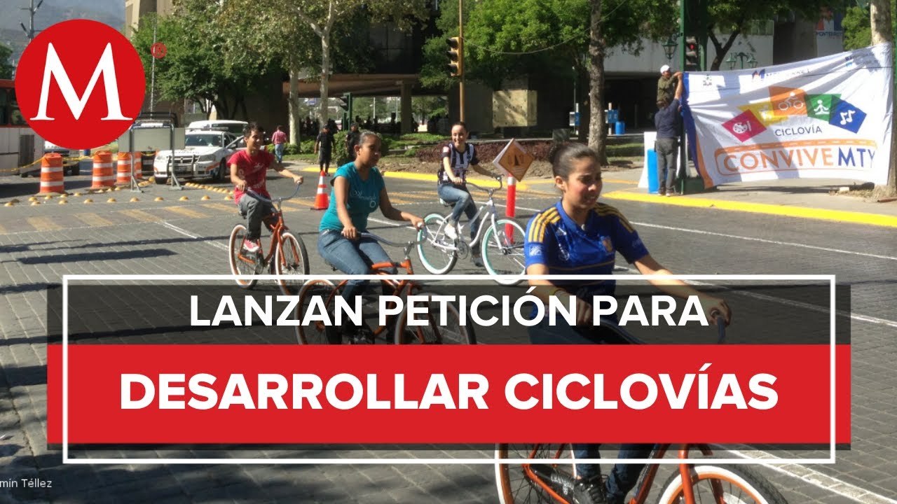Piden implementar ciclovías en Monterrey