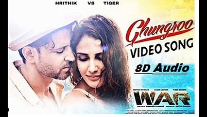 (8D Audio) Ghungroo | War | Hritik Roshan Tiger Shrof | vaani kappor | full song in 8d Audio.